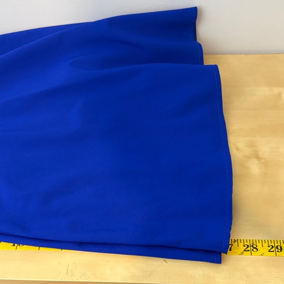 Chic Royal Blue A-Line Skirt - Picture 7 of 8